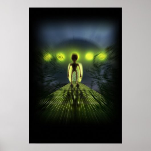 Alien Visitor Poster (Voorkant)