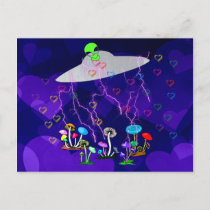 Alien Visitors Briefkaart
