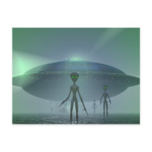 Alien Visitors briefkaart