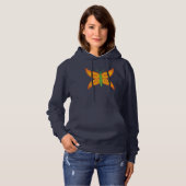 Alien Vlinder Dames Hoodie (Voorkant volledig)