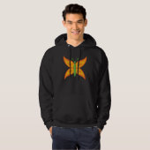 Alien Vlinder Heren Hoodie (Voorkant volledig)