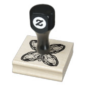 Alien-vlinder (kleurrijk patroon) v1 rubberstempel (Stempel)