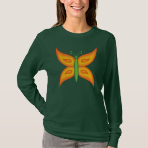 Alien Vlinder Lange Mouwen T-Shirt