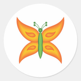 Alien Vlinder Sticker