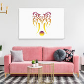 Alien Voetbal Canvas Afdruk (Insitu (Woonkamer))