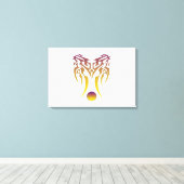 Alien Voetbal Canvas Afdruk (Insitu (Houten vloer))