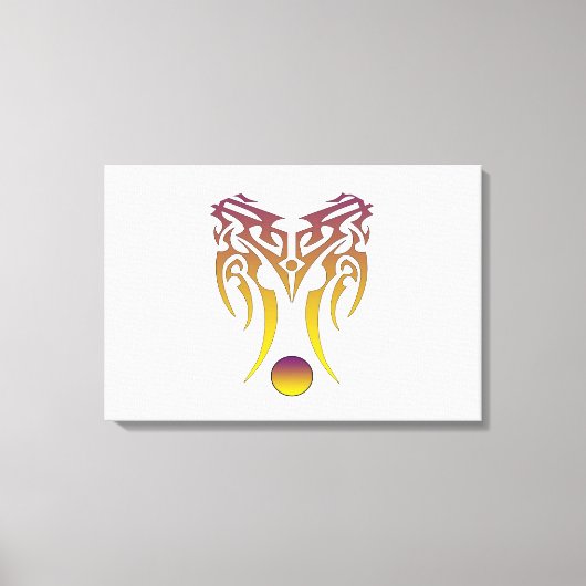 Alien Voetbal Canvas Afdruk (Voorkant)