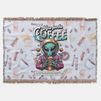 Alien voor de koffie deken