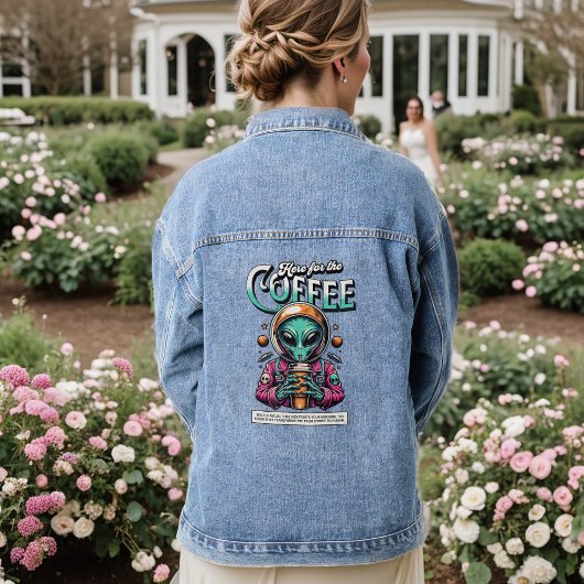 Alien voor de koffie denim jacket