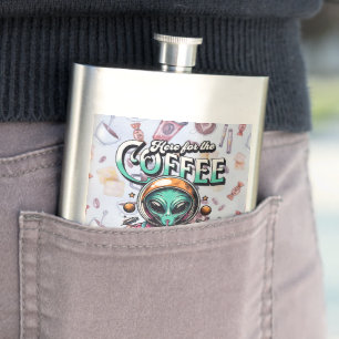 Alien voor de koffie flacon