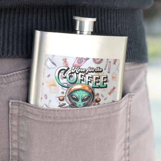 Alien voor de koffie flacon (Voorbeeld)
