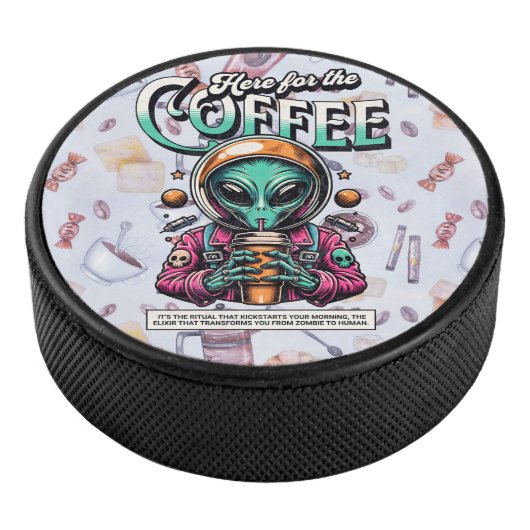 Alien voor de koffie hockey puck (3/4)