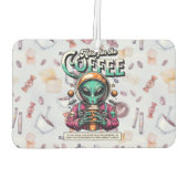 Alien voor de koffie luchtverfrisser (Achterkant)
