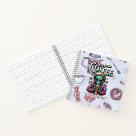 Alien voor de koffie notitieboek