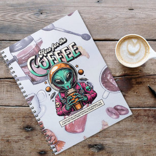 Alien voor de koffie notitieboek