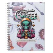 Alien voor de koffie notitieboek (Voorkant)