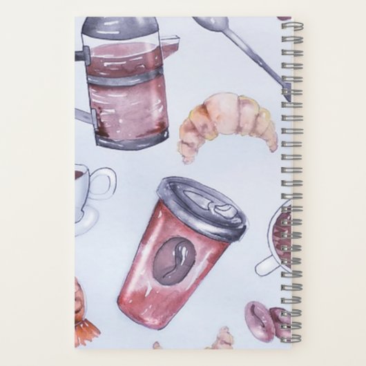 Alien voor de koffie notitieboek (Achterkant)