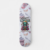 Alien voor de koffie persoonlijk skateboard (Voorkant)