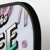 Alien voor de koffie pickleball paddle (Links Detail)