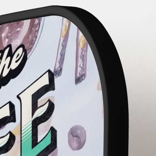 Alien voor de koffie pickleball paddle (Links Detail)