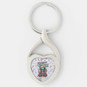 Alien voor de koffie sleutelhanger (Voorkant)