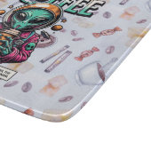 Alien voor de koffie snijplank (Hoek)