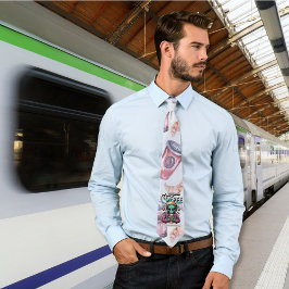 Alien voor de koffie stropdas