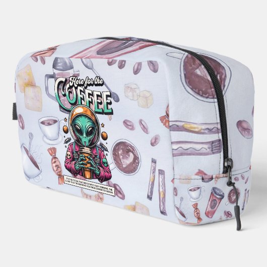 Alien voor de koffie toilettasje (Rechterhoek)