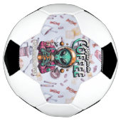 Alien voor de koffie voetbal (Gedraaid)