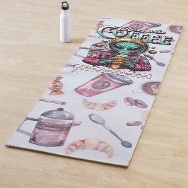 Alien voor de koffie yogamat