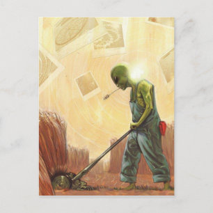 Alien voor snijmachine - Briefkaart