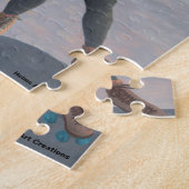 Alien Vrouw Rolschaatsen Fantasy Kleine Puzzel (Zijkant)