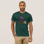 Alien vs Soldier 2 T-shirt (Voorkant volledig)