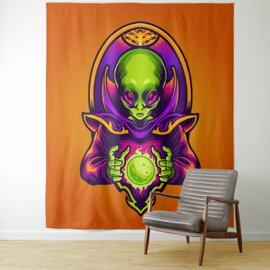 Alien Wandkleed (In situ)