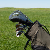 Alien War Mask Golfheadcover (Insitu)