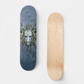 Alien War Mask Persoonlijk Skateboard (Voorkant)