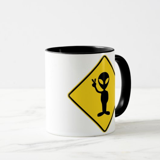 Alien Warning Mok (Voorkant rechts)