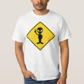 Alien Warning T-shirt (Voorkant)