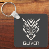 Alien Warrior gepersonaliseerd Sleutelhanger (Voorkant)