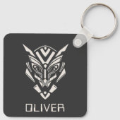 Alien Warrior gepersonaliseerd Sleutelhanger (Achterkant)