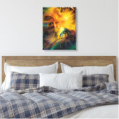 Alien Wars Canvas Afdruk (Insitu (Slaapkamer))