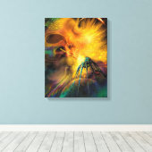 Alien Wars Canvas Afdruk (Insitu (Houten vloer))