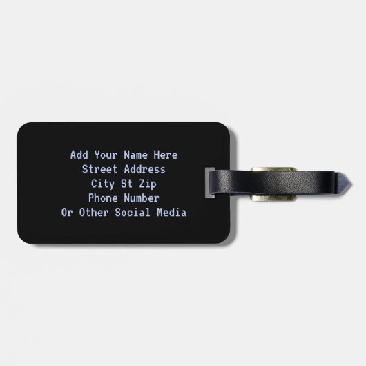 Alien - Wat? Zijn mensen echt? Bagagelabel (Achterkant horizontaal)