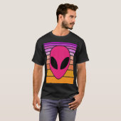 Alien Wave techno gray T-shirt (Voorkant volledig)