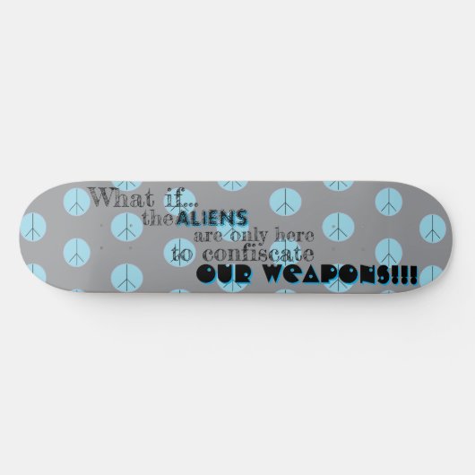 Alien Weapon Abduction Skateboard (Horizontaal)