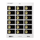 Alien Wearing a Lace Mantilla Etiket (Full Sheet)