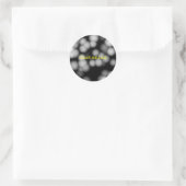 Alien Wedding Lantaarns - Sjabloon Ronde Sticker (Tas)