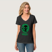 Alien Weed Shirt Kom Voor Wiet - Funny Martians (Voorkant volledig)