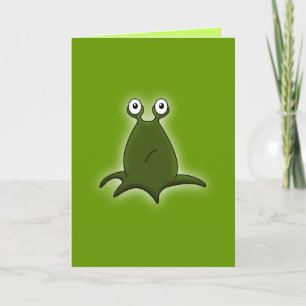 Alien wenskaart kaart