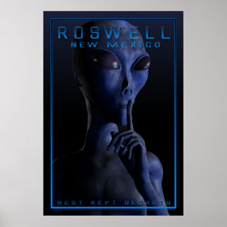 Alien, wezen, UFO, Roswell, mysterie, ontmoeten, a Poster